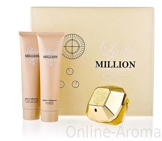 Парфюмерный набор Paco Rabanne Lady Million жен.